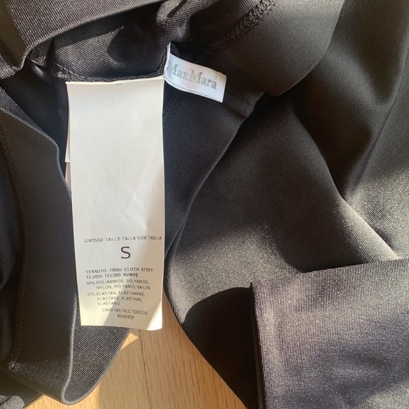 NEW MAX MARA  Black Signature Hosiery Leggings size S - Picture 6 of 7
